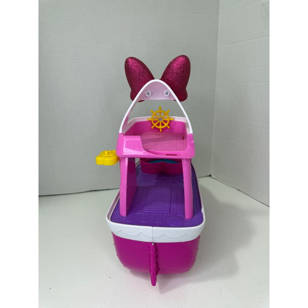 Disney Junior Minnie Mouse Bowdazzling Yacht Boat Sounds And Lights Boat Only - Picture 4 of 10